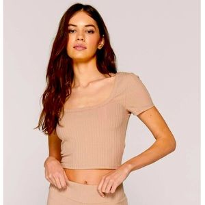 Spiritual Gangster Sedona Rib top xs NWT